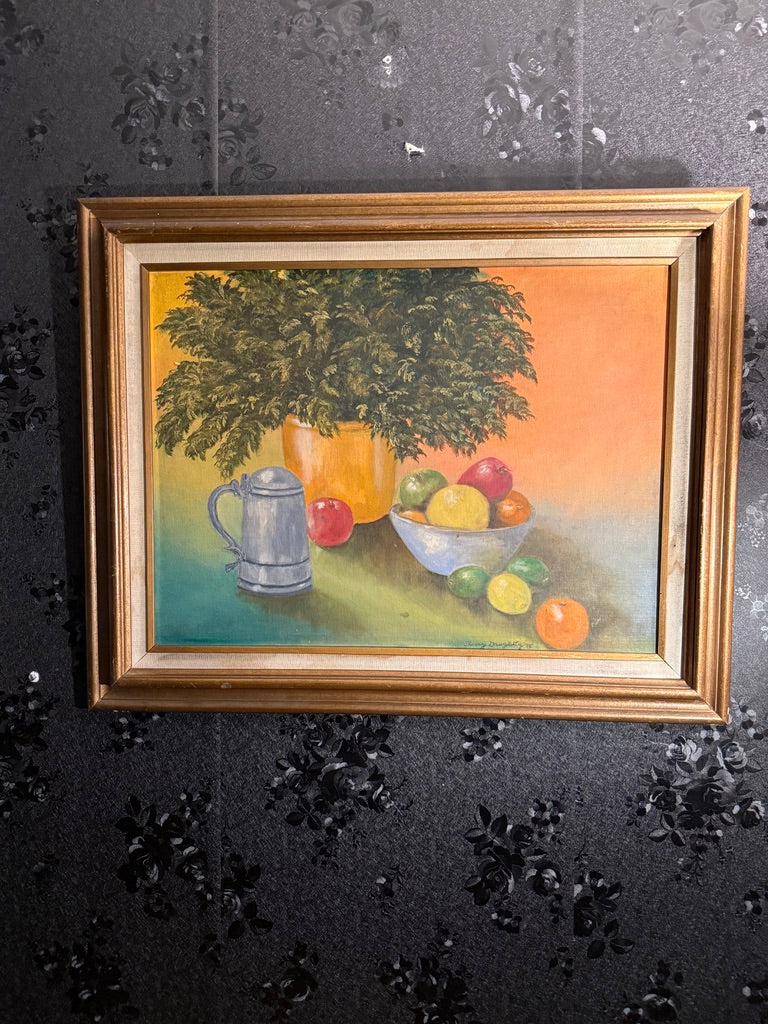 Still Life Oil Painting by Terry Daugherty (1985) | Signed American Still Life