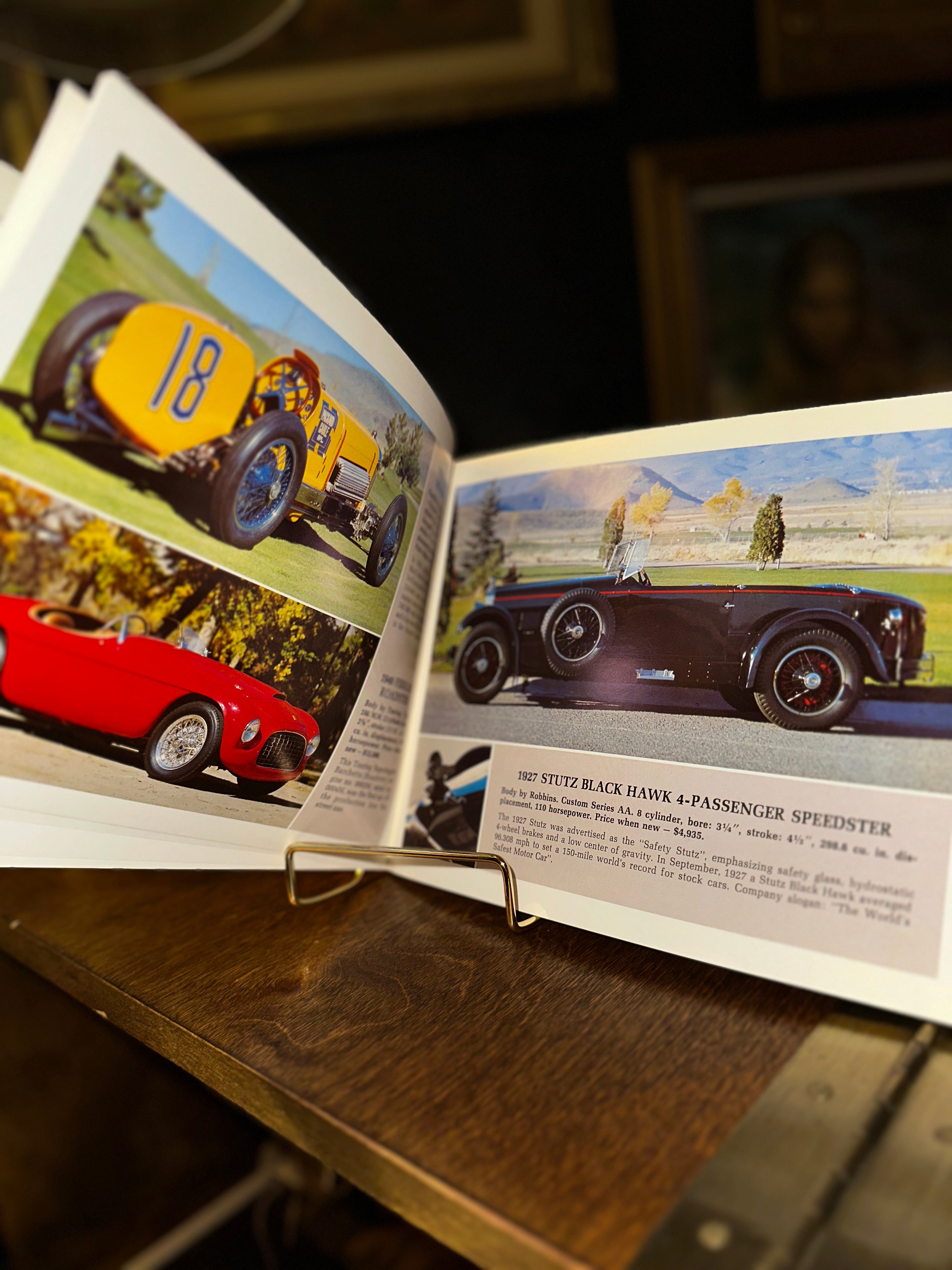 1973 Harrah’s Automobile Collection Booklet | Vintage Automotive Photography | Reno, Nevada