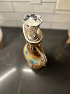 1976 Harolds Club Reno Jim Beam Regal China Gilt Floral Decanter