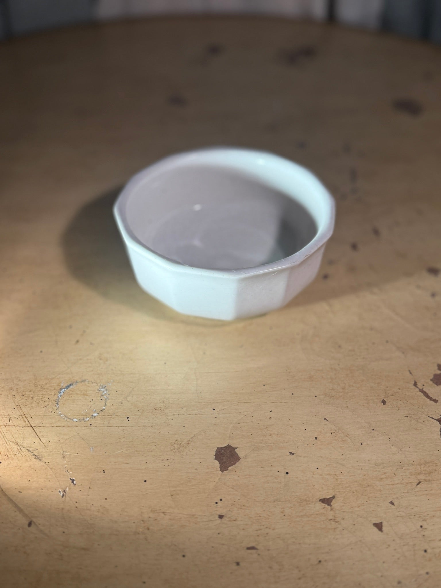 Vintage Pfaltzgraff Stoneware Bowl USA c.1960s Faceted Form