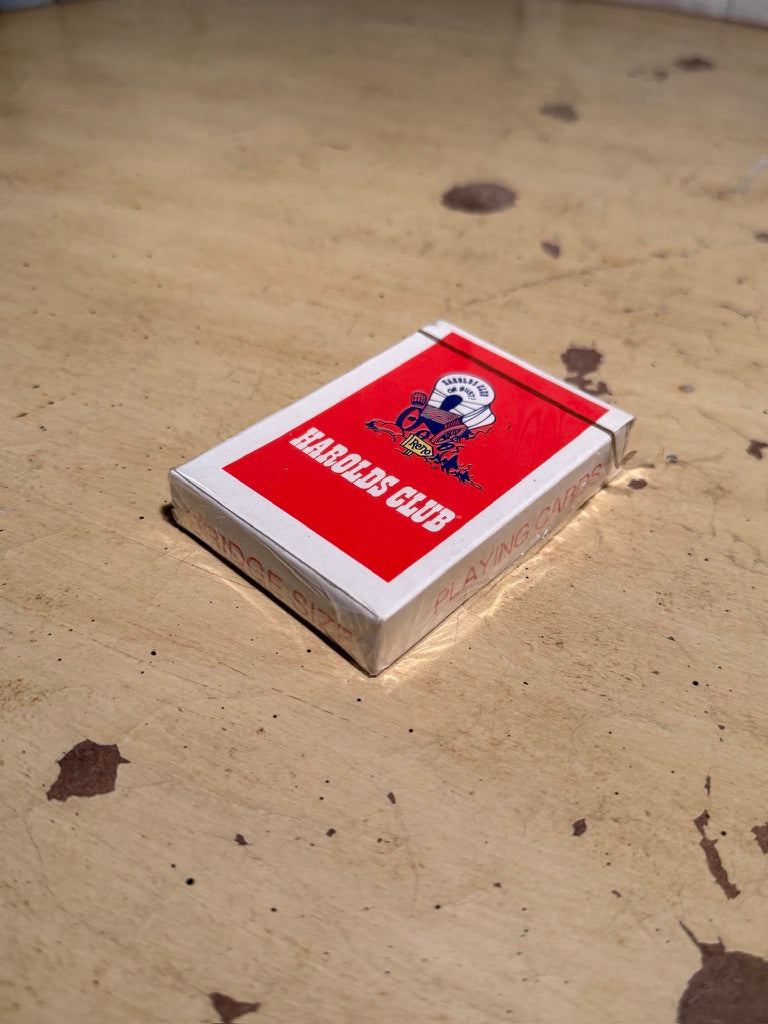 Vintage Unopened Harold’s Club Reno Playing Cards Sealed Deck c 1960-70s