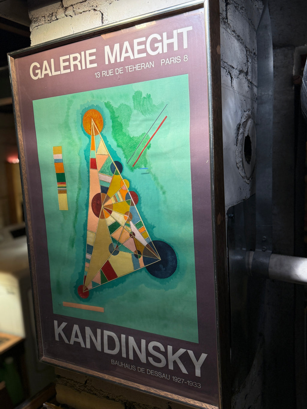 Galerie Maeght Kandinsky Exhibition Poster | Bauhaus de Dessau 1927–1933 | Vintage French Art Print
