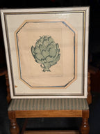 Vintage Delmar V. Forbis Artichoke, Signed Work on Paper, 1968