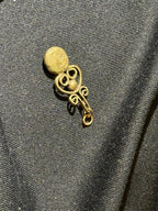 Antique Edwardian Filigree Floral Charm, c. 1900–1910