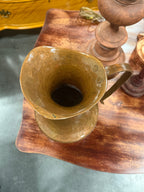 Antique Hand-Raised Copper Water Pitcher, 13 in., c. 1880–1925