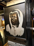 Hooded Elder Oil on Canvas Portrait Signed by McLaughlin c 1981