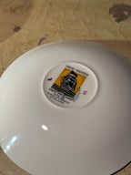 Gray’s Pottery Hand-Painted Grape Saucers, Stoke-on-Trent England c. 1920s–40s (Set of 4)