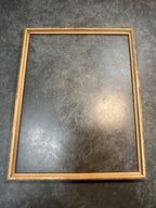 Mid Century Picture Frame, c. 1940s–1950s Silver Black Grey Frame