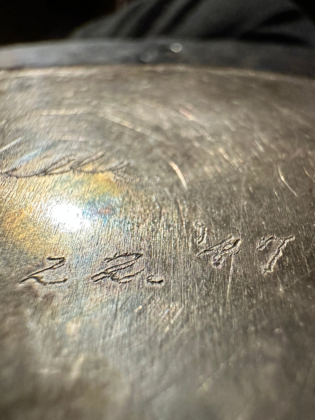 1947 Wm. Rogers Marigold Silverplate Presentation Platter, Knoxville Tennessee