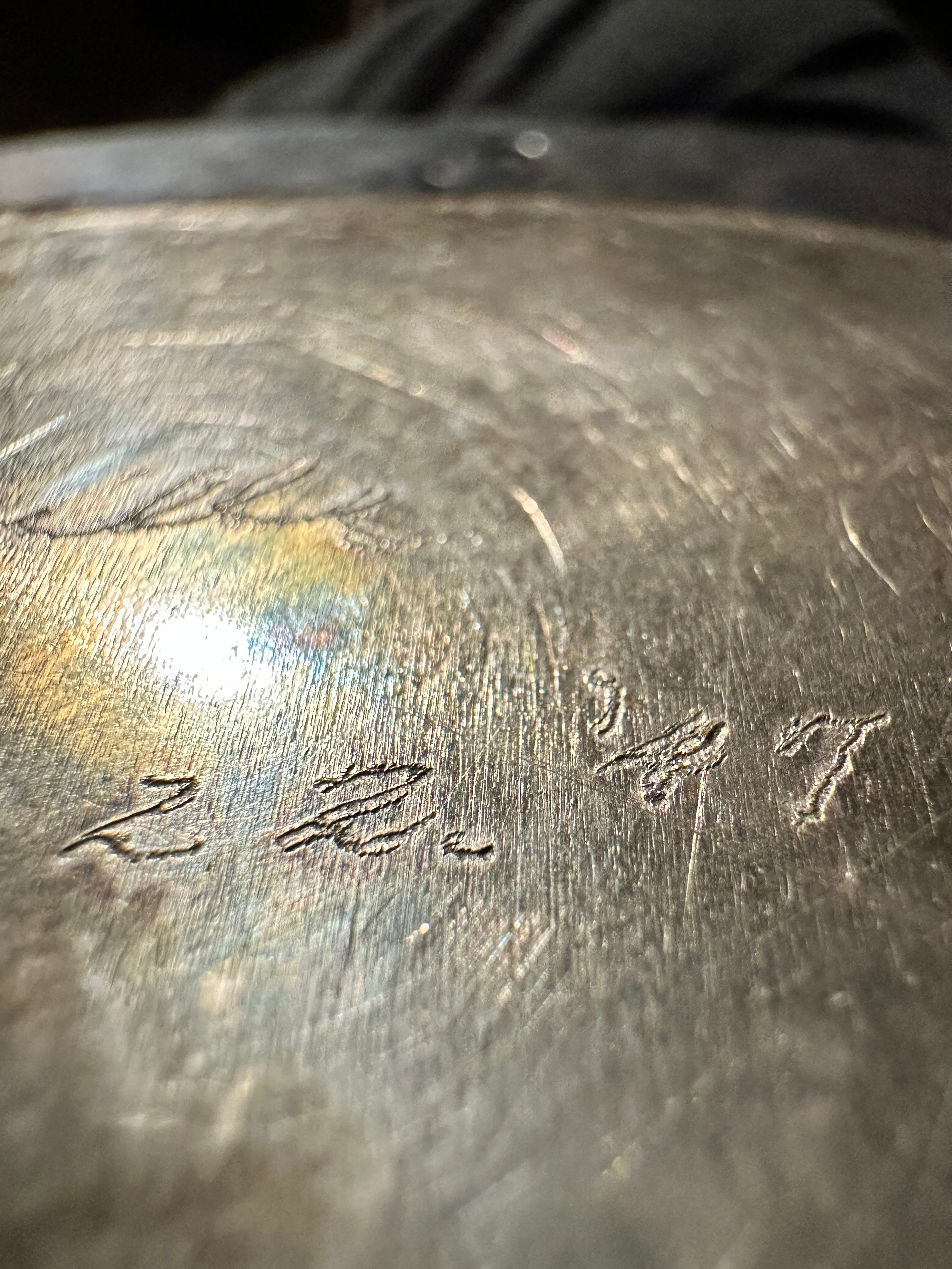 1947 Wm. Rogers Marigold Silverplate Presentation Platter, Knoxville Tennessee