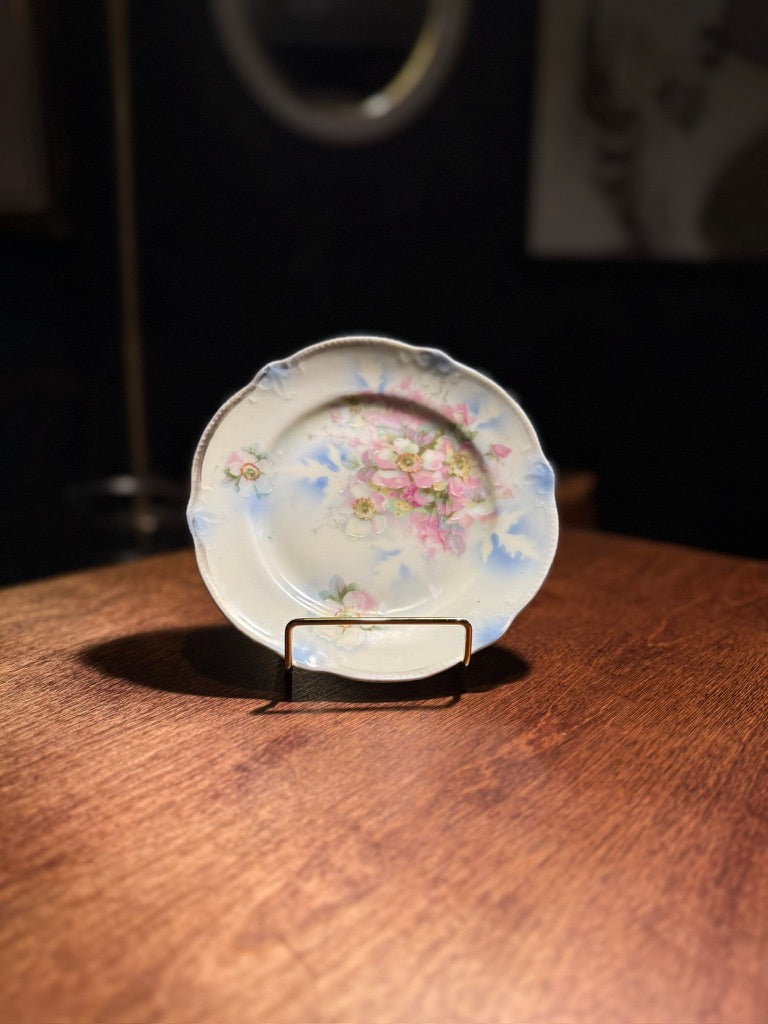 BPT Bavaria Floral Porcelain Plate • c. 1920–1935 • Scalloped German Export Ware