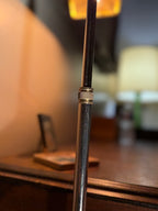 Mid-Century Adjustable Floor Reading Lamp (c. 1940s–1950s) | Metal Task Lamp