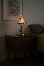 Japanese Madonna & Child Porcelain Boudoir Lamp, c. 1950s–1960s