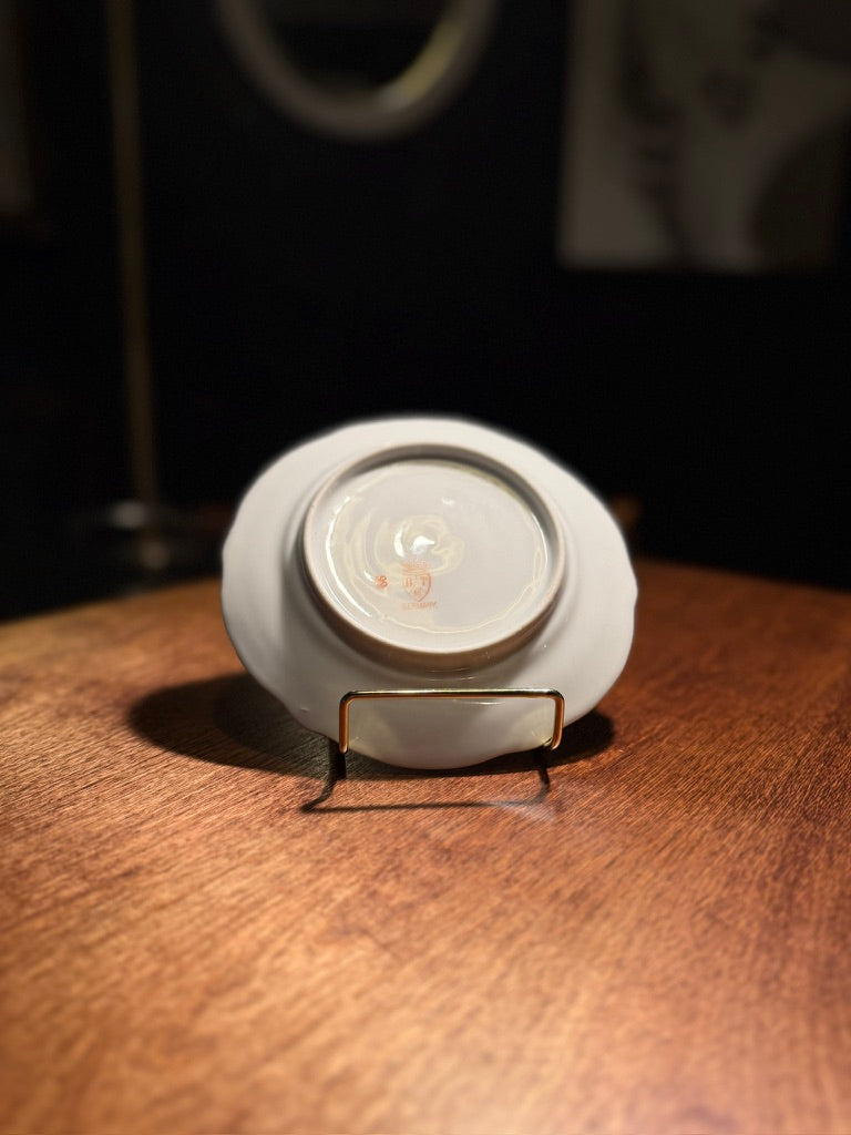 BPT Bavaria Floral Porcelain Plate • c. 1920–1935 • Scalloped German Export Ware