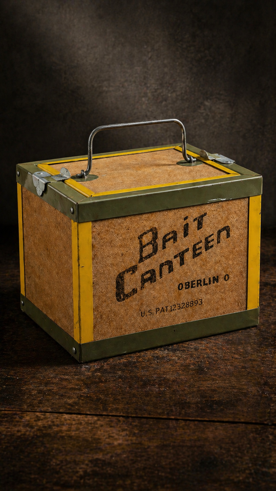 Vintage Bait Canteen Fishing Box c. 1940s–1950s | Reno, NV Antiques
