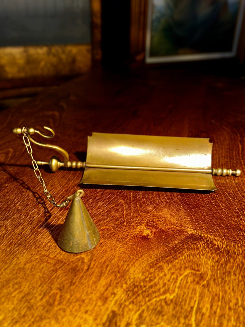 Antique Brass Candle Snuffer with Wax Guard c.1880–1920
