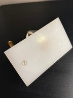 c. 1960s Lucite Rose Desk Pen Holder