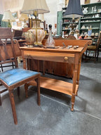 Victorian Washstand with Towel Bars and Open Lower Shelf, Turned Legs, American, c. 1875–1900
