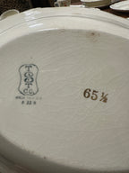 1930s Taylor, Smith & Taylor Floral Dinnerware Set, 53 Pieces