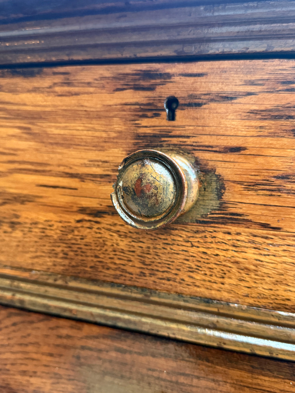 Late 19th–Early 20th Century American Painted Dresser with Conserved Patina, c. 1880–1910