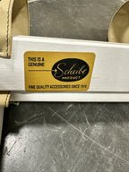 Scheibe Folding Luggage Rack with Floral Tapestry Straps, c. 1960s
