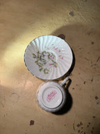 Heirloom Fine Bone China Teacup & Saucer, England (c. 1970–1985)