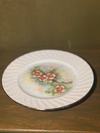 Vintage Cherie Starr Hand-Painted Porcelain Plates, Set of Three, 1978