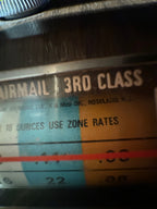 Park Sherman Postal Scale with 1968 Rates, c. 1960s