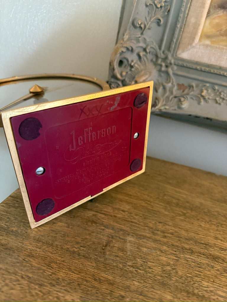 1950s Jefferson Golden Hour Electric Mystery Clock