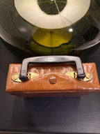 c. Late 1970s Hong Kong Travel Mahjong Set in Faux Crocodile Case