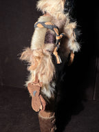 1940s Style Arctic Inuit-Style Fur Doll with Sleep Eyes