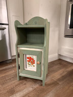 Early 20th Century Cottage Cabinet | Glass-Front Botanical | Circa 1905–1925