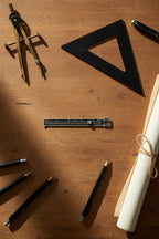 Vintage Pelouze Gajit 4-Inch Hem Gauge c. Mid-20th Century 1950s