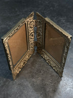 Mid Century Picture Frame, c. 1940s–1960s Ornate Hinged Double Frame