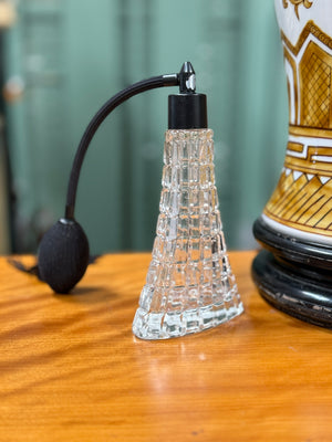 c. 1930s Art Deco Glass Perfume Atomizer
