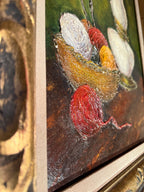 Mid-Century Still Life Painting by C. Munoz, 1967