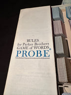 Parker Brothers Probe Game of Words, c. 1964