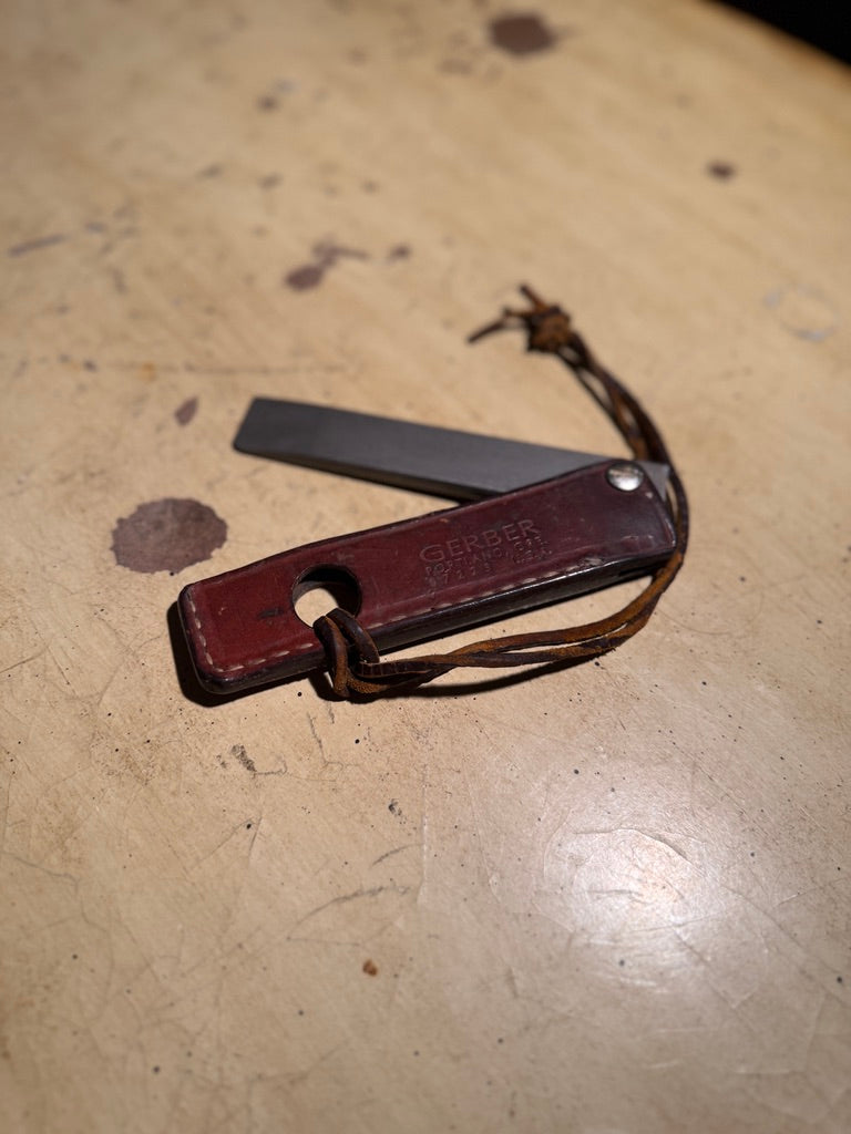 Vintage Gerber Folding Honing Steel c. 1970s