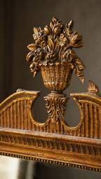 Vintage Louis XVI Revival Gilt Wall Mirror, c. 1940s-1950s