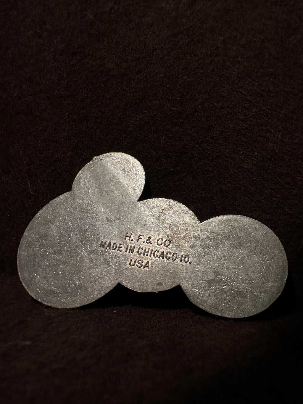H.F. & Co. Swiss Helvetica Coin Brooch, c. 1950s