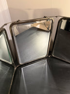 c. 1930s Art Deco Tri-Fold Beveled Vanity Mirror