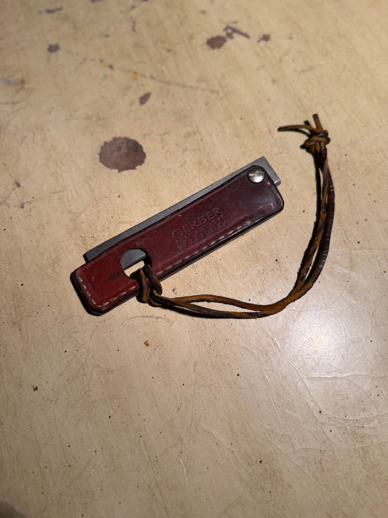 Vintage Gerber Folding Honing Steel c. 1970s