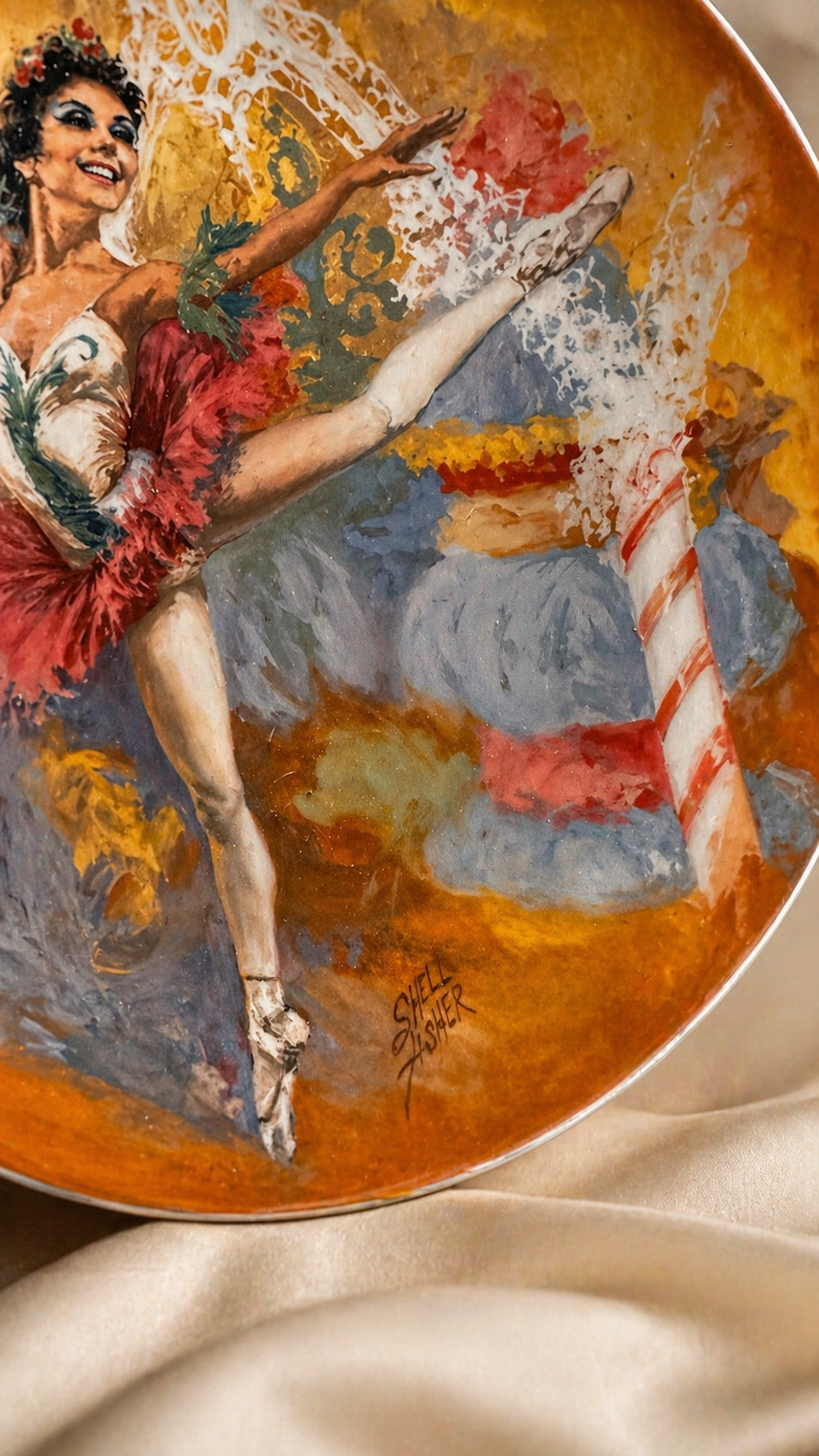 Vintage Viletta “The Sugarplum Fairy” Nutcracker Plate, c. 1979
