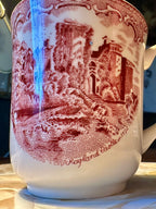 English Transferware Mug – Raglan Castle Scene, Mid-20th Century | Curated Reduction