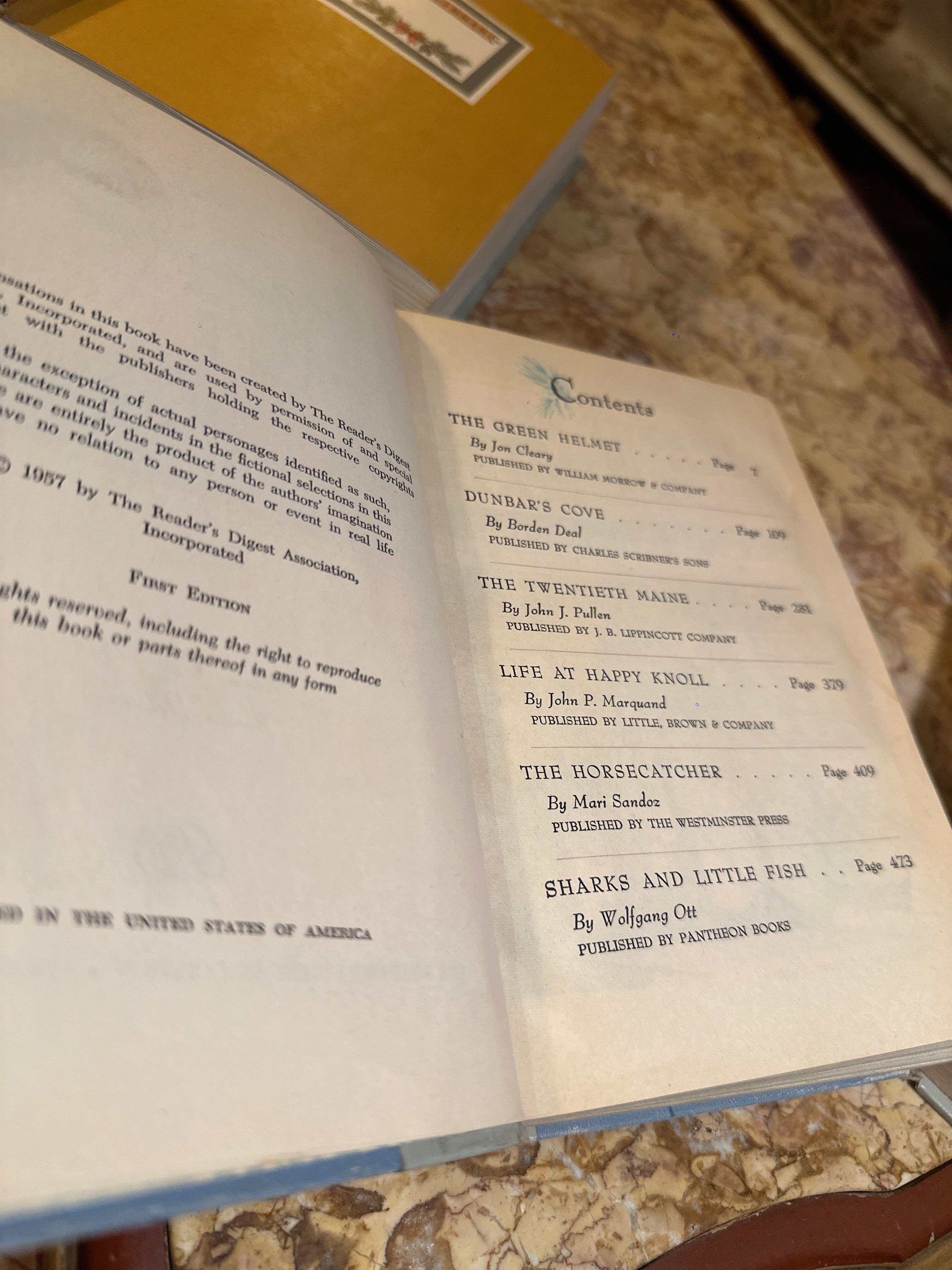 Vintage Reader’s Digest Condensed Books, Set of 4, c. 1958–1965