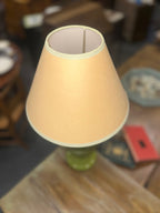 Mid-Century Chartreuse Ceramic Ginger Jar Table Lamp, c. 1955–1975