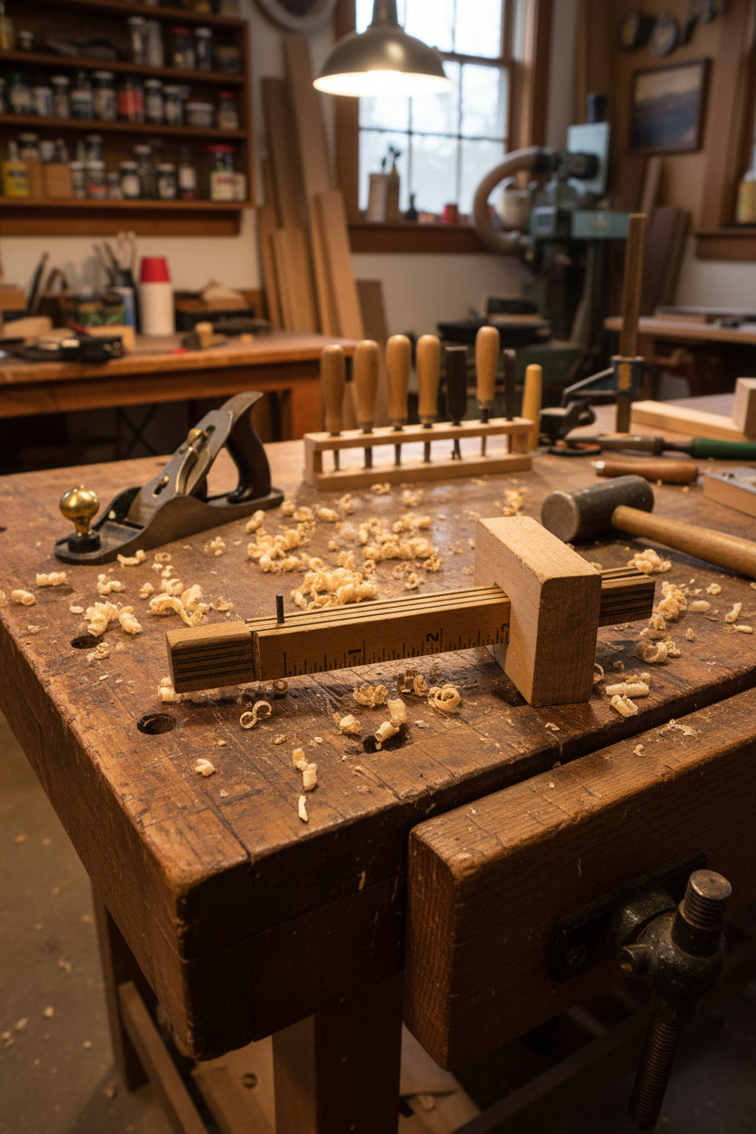 Vintage Stanley No. 47 Marking Gauge, Made in USA Woodworking Layout Tool