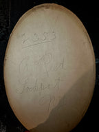 Antique Oval Child Portrait c. 1900 | Pastel & Pencil on Paper | Viridian Eclection