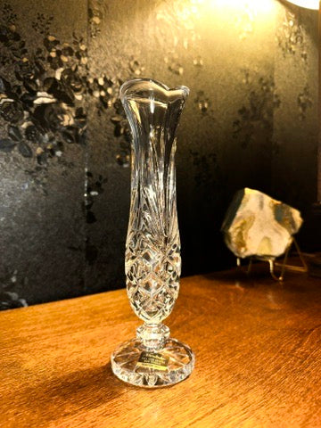 Noritake “Hampton Hall” Full Lead Crystal Vase  West Germany | c. 1970s–1980s