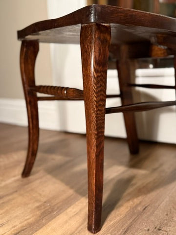 Late Victorian–Early Edwardian Carved Wood Side Chair, Circa 1895–1915